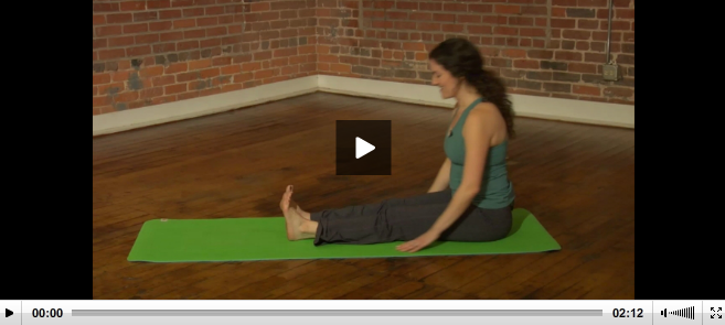 seated forward folding sequence 