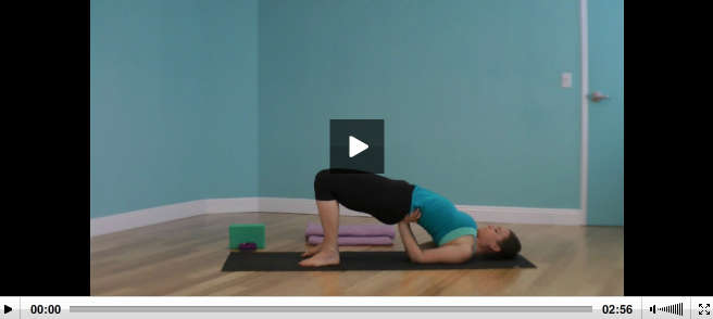 Online Yoga Video with Gigi Yogini Shoulder stand