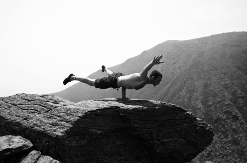 peacock pose