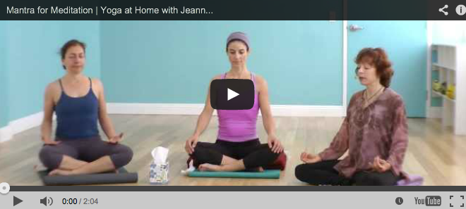 Mantra in Meditation online meditation video